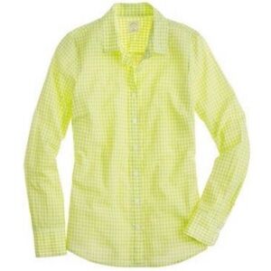 J. Crew Yellow Button Down Shirt